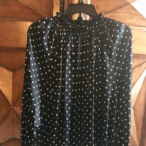 H&M pleated blouse